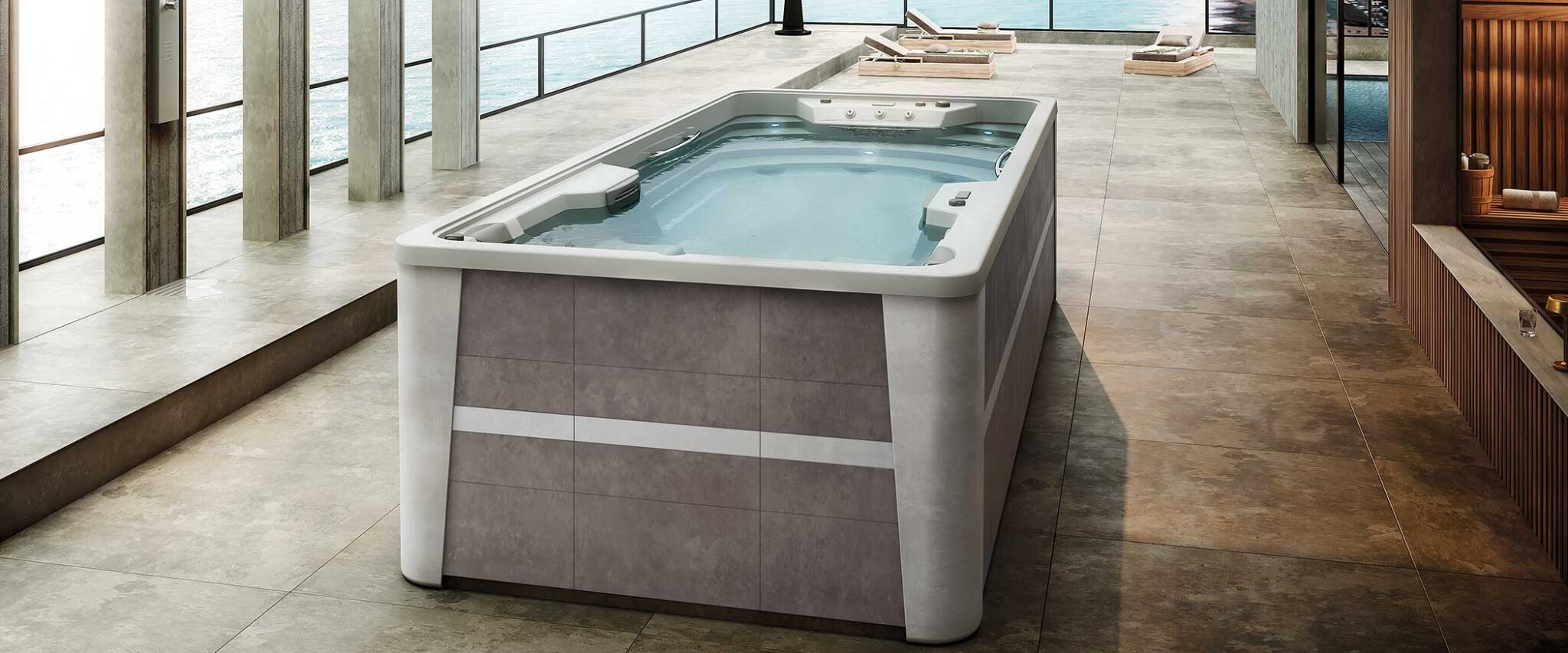 Spa nage - swimspa-Amazon - Aquavia