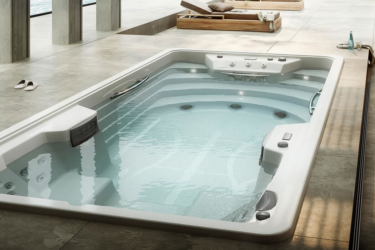 Spa de nage 5 mtres SWIMSPA AMAZON INGROUND